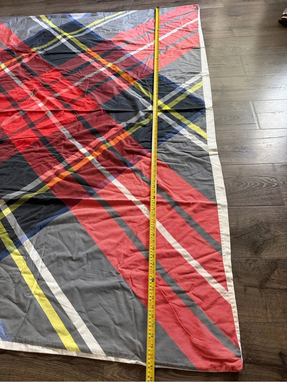 Williams Sonoma Striped Full/Queen? Plaid Duvet Cover And Pillow Cases